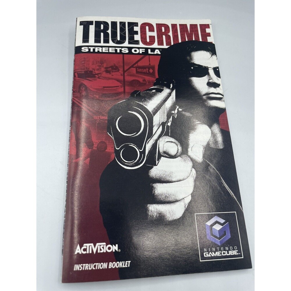 True Crime: Streets of L.A - Manual (Nintendo, GameCube)